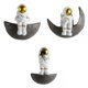 thumbnail image 1 of Pack of Astronaut Wall Hanging Sculpture Spaceman Hotel Decor Soledad Escultura de pared de astronauta, 1 of 7