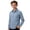 1-Light Blue2035, variant on WOYY Boys Long Sleeve Linen Shirt Casual Classic Fit Solid Button Down Shirt, Sizes 5-16