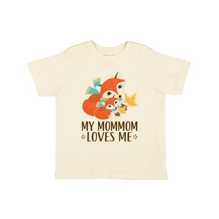 

Inktastic MomMom Loves Me Fox Gift Gift Toddler Boy or Toddler Girl T-Shirt
