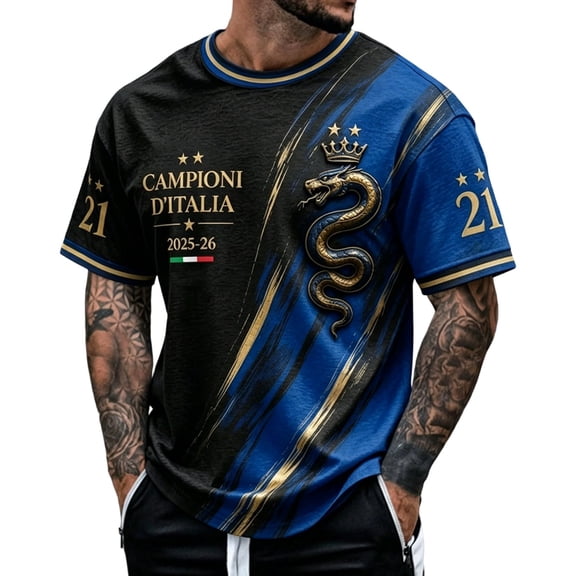 CONZONE Mens Italy Soccer T-Shirts Short Sleeve International Football T Shirts For Men Crew Neck Graphic Casual Workout Tee Tops