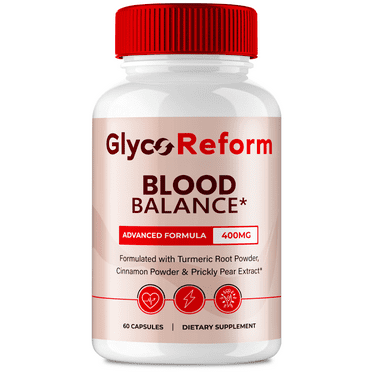 Glyco Reform Advanced Blood Formula Capsules, Official Glyco Reform Supplement Pills - Extra Strength, All Natural Healthy Circulation & Stable Levels, GlycoReform Health Support Reviews (1 Pack)