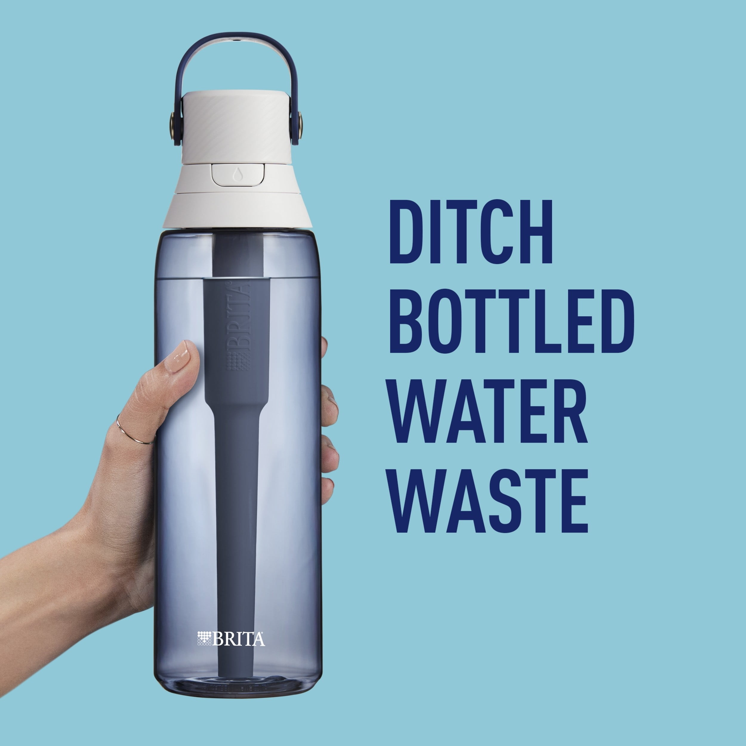 Brita 26oz Night Sky Premium Leak Proof Filtered Water Bottle with Straw