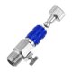 thumbnail image 4 of Adaptadores de conector de aerógrafo de 1/8, 1 pieza de válvula de control de flujo de aire de conexión rápida de aerógrafo, azul, 4 of 5