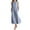Blue, variant on HOMBOM Shift Dress for Women Short Sleeve Black Casual Dresses for Women Striped Round Neckline Flowy Dresses for Women L