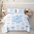thumbnail image 2 of Manfei Cute Bowknot Quilt Full For Girls,Dreamy Princess Style Letter Z Monogram Kids Full Bedspread Sets,3 Pieces, 2 of 7