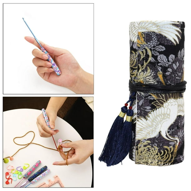 Colaxi Crochet Hook Case, Easy , Lightweight Knitting Storage , Pencil Holder, Crochet Hooks Organizer Crane Other