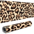 thumbnail image 2 of Brown Leopard Print Desk Mat, Desk Accessory, Cute Workspace, Trendy Workspace, Trendy, 35.4x15.7in Large Gaming Mouse Pad, Cute Desk Topper, Pretty Desk Pad, 2 of 6