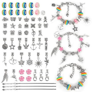 Pearoft Jewellery Bracelet Making Kit for Girls, Craft Sets Gift for 6-12 Year Old Girls Kids DIY Charm Bracelet Present Age 6-12 Girl Children Arts