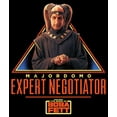 thumbnail image 2 of Boy's Star Wars: The Book of Boba Fett Majordomo Expert Negotiator Pull Over Hoodie Black X Large, 2 of 4