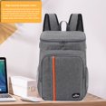 thumbnail image 3 of Large Capacity Insulated Backpack Picnic Beer Bag Backpack Freezer Multiple Pockets Large Capacity Waterproof Cooling Bag Food Container for Camping/Hiking, 3 of 8