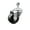 Swivel - No Brake - Black, variant on 3 Inch Phenolic Wheel Swivel 12mm Threaded Stem Caster Service Caster Brand