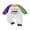 Apricot, variant on BemeyourBBs Baby Boy Girl My First Mardi Gras Outfit Carnival Romper Letter Long Sleeve Round Neck Jumpsuit Cute Infant Spring Fall Winter Clothes