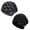 grey+black, variant on Women's 2-Pack Plaid Knit Beanies,Fleece-Lined, Warm & Slouchy for Winter
