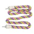 thumbnail image 3 of Rope Perch, Bendable Climbing Cotton Rope Bird Toys Bite Resistance Interactive Sturdy  for Lovebirds for Conure for Cockatiels, 3 of 7