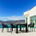 thumbnail image 2 of Air XL Extension Dining Set 5 Piece Black, 2 of 7