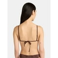 thumbnail image 3 of No Boundaries Warm Chocolate Bikini Top, Women's, 3 of 5