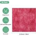 thumbnail image 3 of 20-Sheet Korean Cotton Wrapping Flower Paper, Waterproof Floral Paper for Bouquets/Gift Packaging [Red], 3 of 5