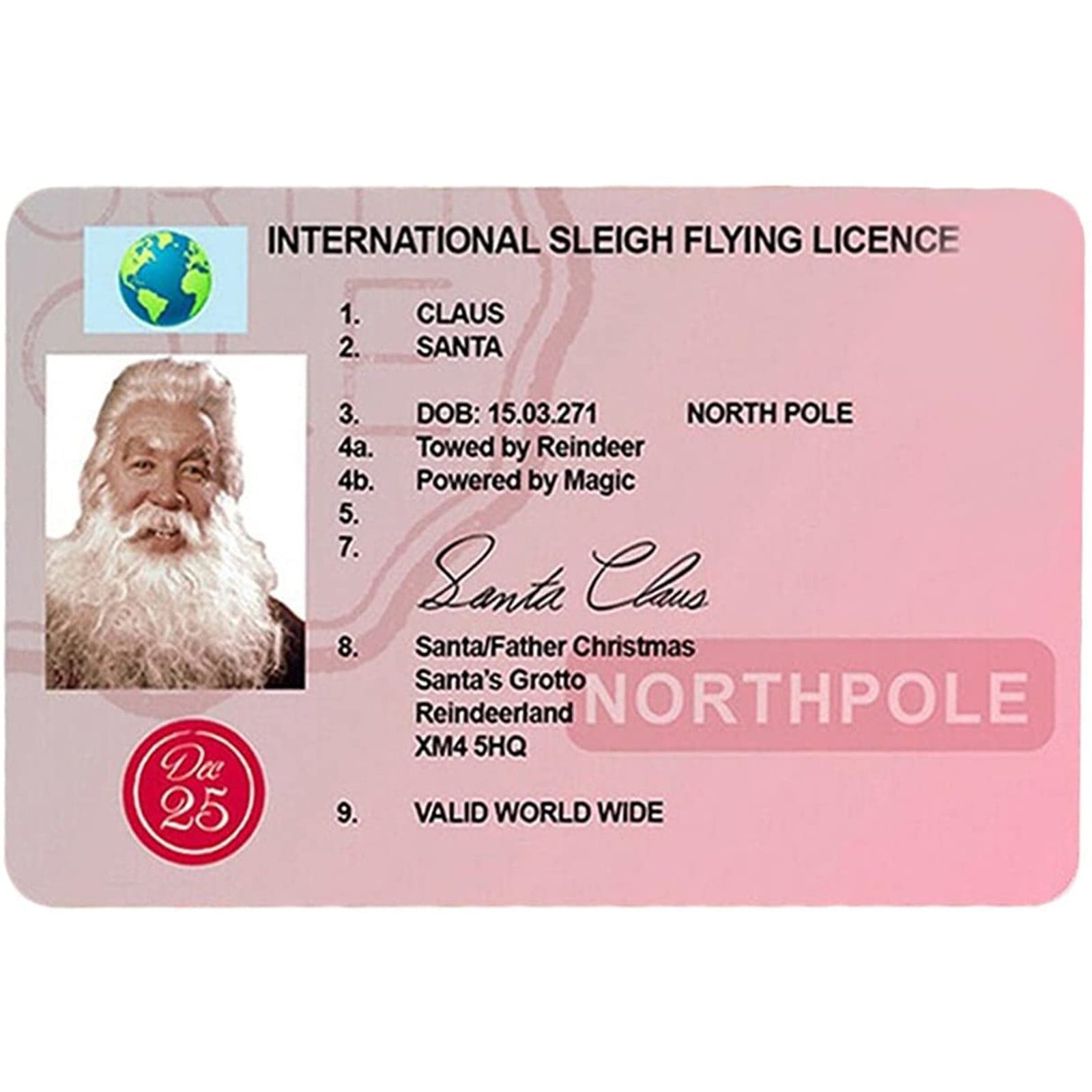 Santa Claus Lost Driving/Sleigh Licence