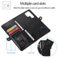 thumbnail image 3 of Samsung S23 S22 S21 S20 S10 S9 S8 Plus Ultra Fe Note20 Note10 Note9 Note8 Plus Ultra Case, Card Slot Holder Cash Pocket PU Leather Sleeve Magnetic Clo Cheap and fine, 3 of 5