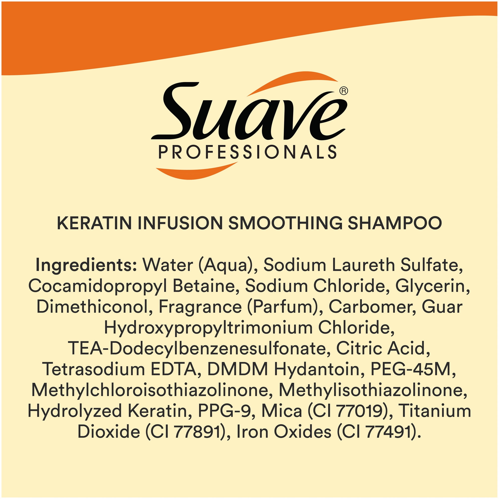Suave Professionals Frizz Control Moisturizing Daily Shampoo & Conditioner with Keratin, Full Size Set, 2 Pack