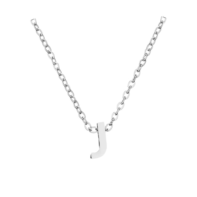 Dainty Silver Initial Necklaces for Women Silver Necklaces for Women A Z 26 Alphabet Initial Necklaces for Teen Girls Jewelry