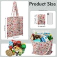 thumbnail image 4 of Sac Réutilisable avec Motif Marguerite et Papillon – Sac de Courses en Toile Léger, 4 of 6