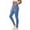*Light Blue, variant on ClodeEU Womens High Elastic Waist Jersey Pants with Pockets , Casual Workout Leggings Dark Blue,Womens Plus S