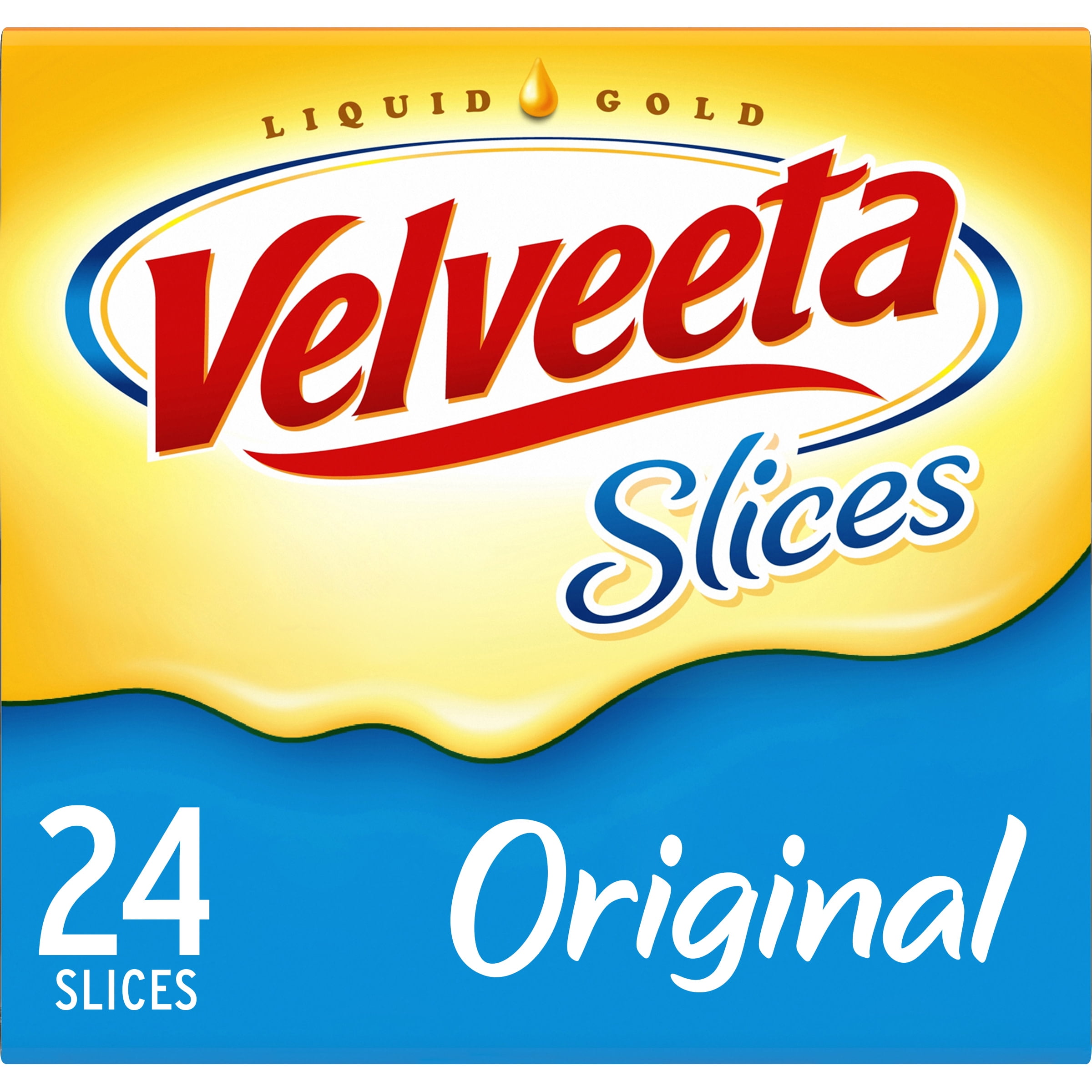 Velveeta Slices Original Cheese, 24 ct Pack