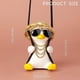thumbnail image 2 of CHAO Adorno colgante para coche con pato oscilante, colgante bonito para coche, pato oscilante, decoración automática, accesorios para espejo retrovisor de pato volador para espejo de coche, 2 of 5