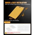 thumbnail image 3 of 36"x24" Shed Ramp for Riding Mower Anti-Slip Punch Plate Ramp for ATV Motorcycle,750Lbs Capacity Load, 3 of 9