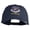 Navy, variant on Eleventh Air Force Veteran Embroidered Washed Solid Pigment Dyed Cotton Twill Brass Buckle Cap - Khaki OSFM