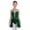 Green, variant on Big Girls Figure Ice Skating Dress Rhinestone Sleeveless Ballet Lyrical Dance Leotard Costume Burgundy 10