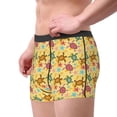 thumbnail image 2 of Uemuo Sea and Sand Pattern Men's Boxer Briefs,Trunk Anti-Chafing,Comfortable, Durable, and Stylish Underwear-Small, 2 of 9