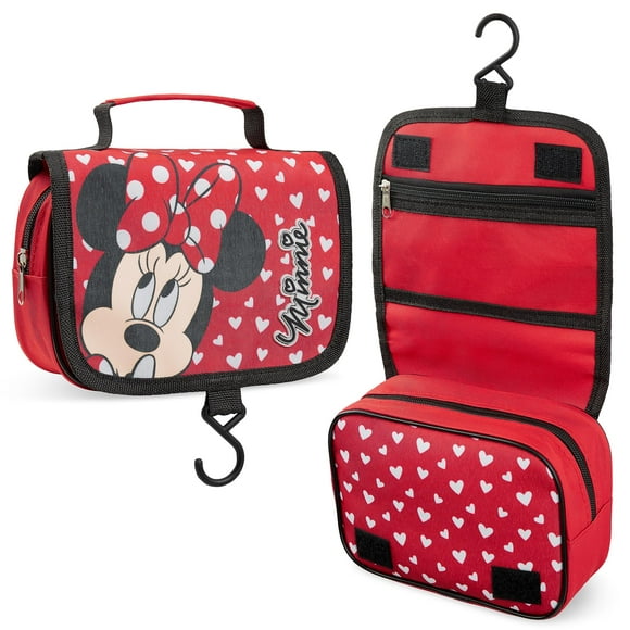 Neceser de viaje Disney Stitch para mujer, color rojo