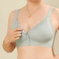 thumbnail image 4 of Dxzfnsa Women Wireless Bras with Support Lift Full Coverage Push Up Plus Size Sport Bra Seamless Molded Cup Padded Tshirt Bra (Green,XXL), 4 of 5