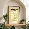 thumbnail image 5 of Amaretto Sour - Illustration Cocktail Typography Kitchen Decor Vintage Poster Bar Retro Humor Unframed Wall Art Print 4 x 6 inches, 5 of 60
