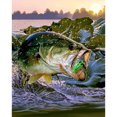 thumbnail image 2 of Cuadros Decorativos Big Fish 5D DIY Diamond Painting Kits Full Square Drill Rhinestone Decoración de pared Wdftyju embutido en tela, 2 of 9
