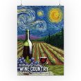 thumbnail image 3 of Willamette Valley, Oregon, Wine Country, Starry Night (16x24 Giclee Gallery Art Print, Vivid Textured Wall Decor), 3 of 3