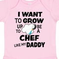 thumbnail image 4 of Inktastic I Want to Grow Up to Be a Chef Like My Daddy Boys or Girls Baby Bodysuit, 4 of 5