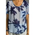 thumbnail image 2 of PJK PATTERSON J. KINCAID Sugar Palm MEYER Blouse BLUE Shirt ( M ), 2 of 2