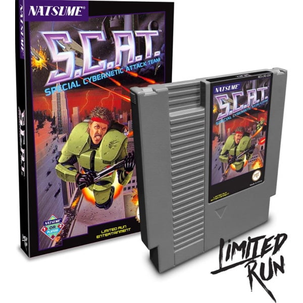 Scat Special Cybernetic Attack Team (Grey Cart) (Limited Run Games) (NES)