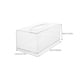thumbnail image 3 of Caja de pañuelos de acrílico transparente, simple, rectangular, para servilletas de papel, organizador para coche, hogar, mesa auxiliar, 3 of 6