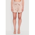 thumbnail image 3 of Women's Striped Tie Waist Belted Shorts, 3 of 4