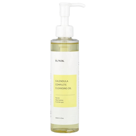 iUNIK Complete Cleansing Oil, For All Skin Types, Calendula, 6.7 fl oz (200 ml)