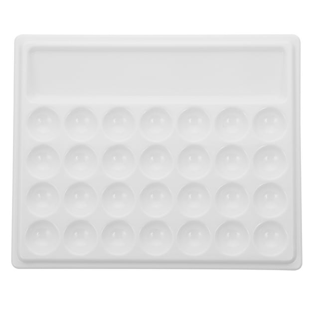 1Pc Paint Tray Pigment Tray Gouache Color Mixing Tray Pigment Mixing Plate