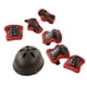 thumbnail image 5 of Casco para niños, coderas, muñequeras, rodilleras para monopatín, casco ajustable ligero para patinar en bicicleta de carretera al aire libre marrón, 5 of 8