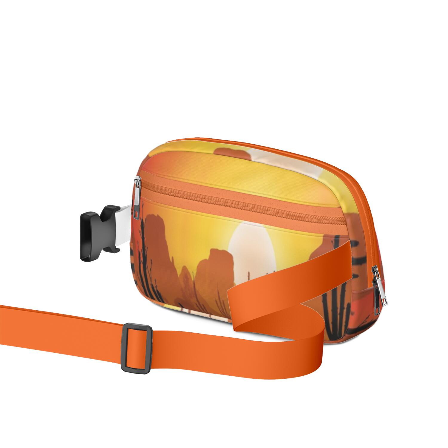 Belt Bag Fashion Waist Packs Bag with Adjustable Strap Cactus Desert HandsFree Running Belt for Jogging for Workout