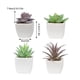 thumbnail image 5 of Inteprter 4 unids/set de plantas artificiales pequeñas en macetas de aire fresco en plantas artificiales de tamaño compacto para interiores en Decoración, 5 of 6