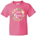 thumbnail image 3 of Inktastic I Love my Nana- flower circle Youth T-Shirt, 3 of 5