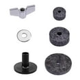 thumbnail image 6 of 23Pcs Drum Replacement Parts Cymbal Felt Washer Percussion Musical Accessories Cymbal Washer Drum Felt grey, 6 of 8